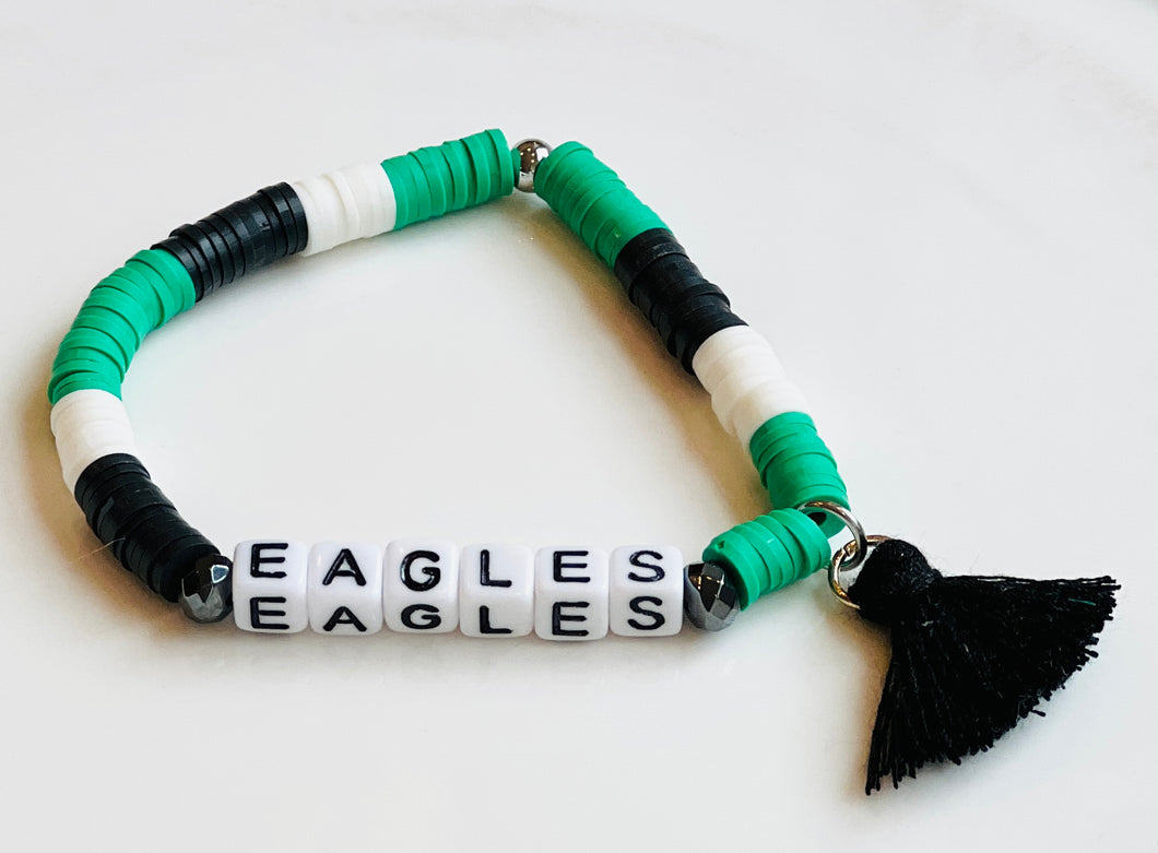Eagles Clay Bracelet