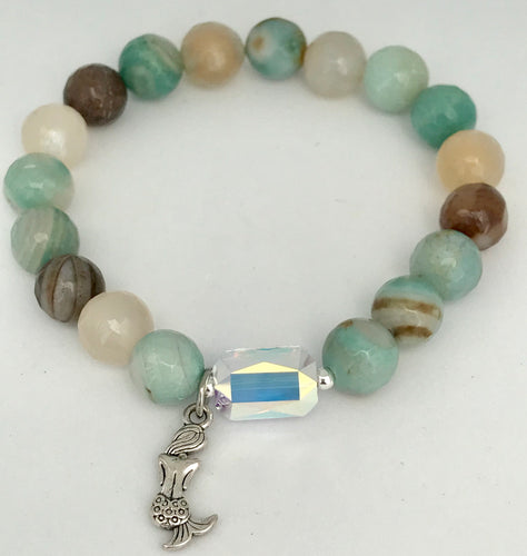 Reflection Collection Mixed Turquoise Agate - Mermaid Tales Handmade Jewelry